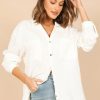 Clothing * | Petal & Pup Best Sellers Bobby Button Down Top White