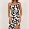 Clothing * | Petal & Pup Bargain Sale Laurel Dress Black/White