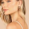 Shoes & Accessories * | Petal & Pup Good Quality Giardino Statement Pearl Earring Gold