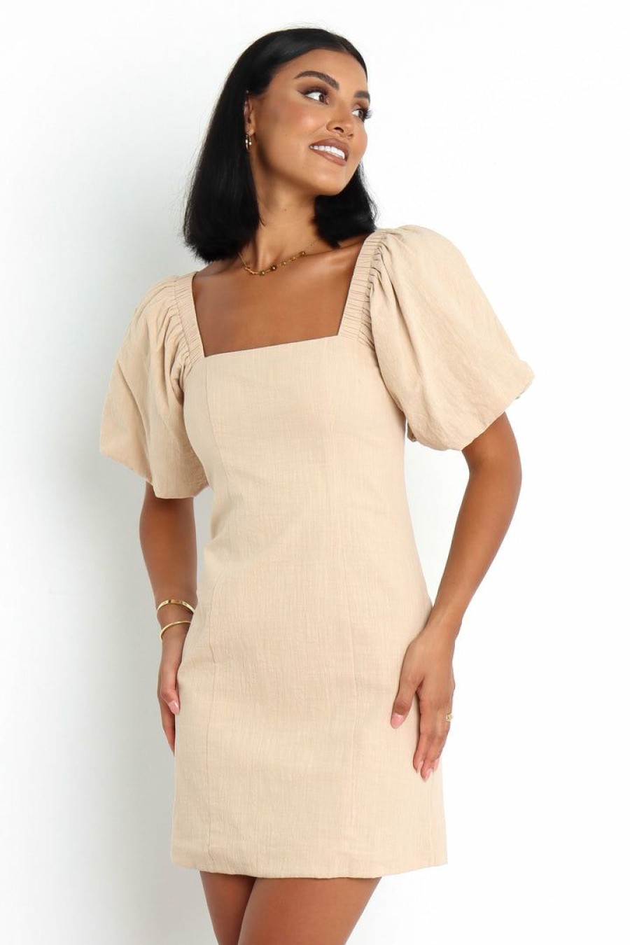 Clothing * | Petal & Pup Official Tuscany Dress Beige