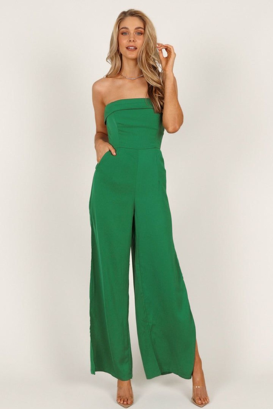 Clothing * | Petal & Pup Outlet Sale Nami Jumpsuit Green