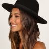 Shoes & Accessories * | Petal & Pup Hot Sell Wren Hat Black