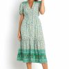 Dresses * | Petal & Pup Cheap Online Leighton Dress Green