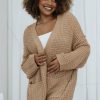 Clothing * | Petal & Pup Outlet Sale Leyonie Cardigan Tan