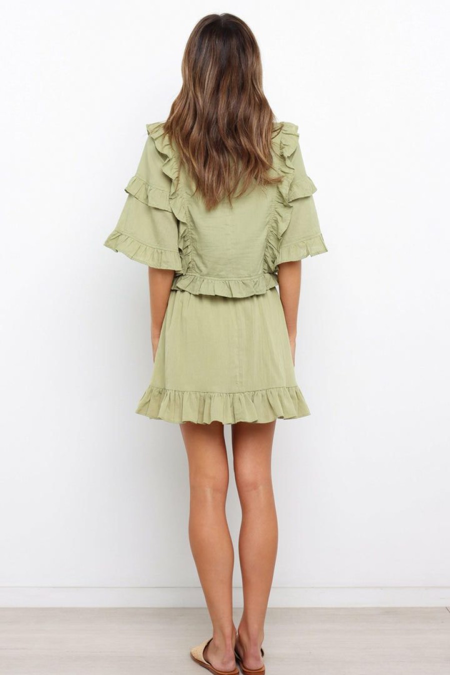 Clothing * | Petal & Pup Outlet Sale Alessia Skirt Green