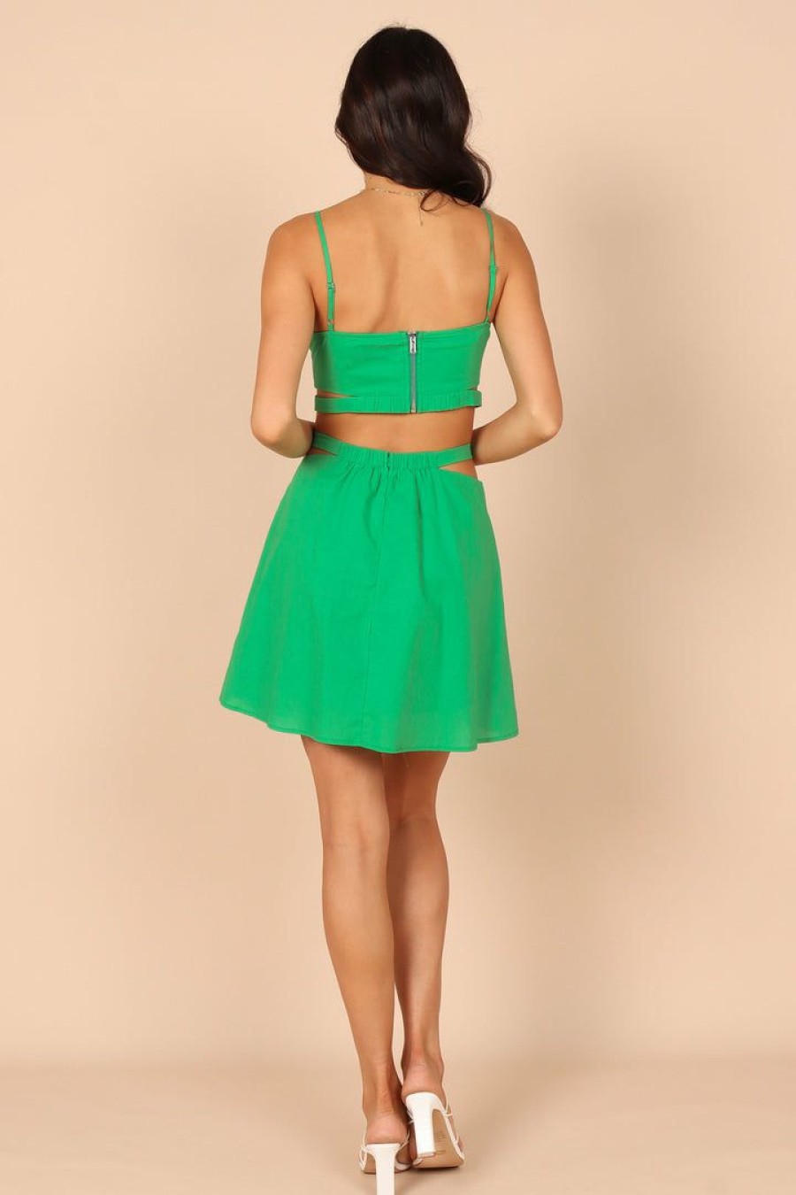 Clothing * | Petal & Pup High Quality Julia Cropped Top Green