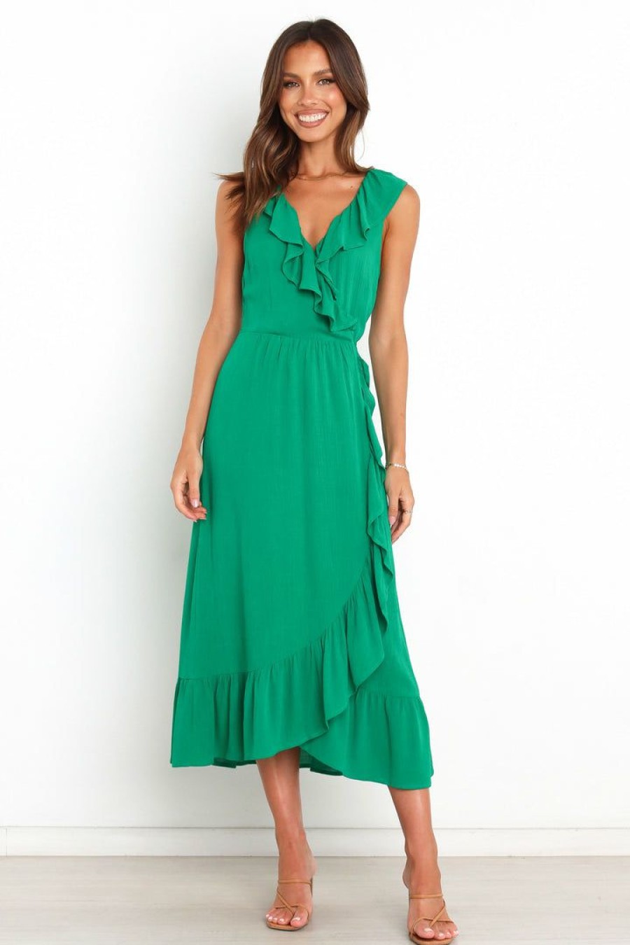 Clothing * | Petal & Pup Outlet Sale Mariska Dress Green