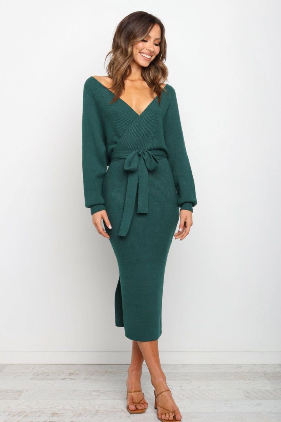 Dresses * | Petal & Pup Promotions Bambina Dress Emerald