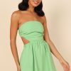 Dresses * | Petal & Pup Official Nandita Mini Cutout Dress Green