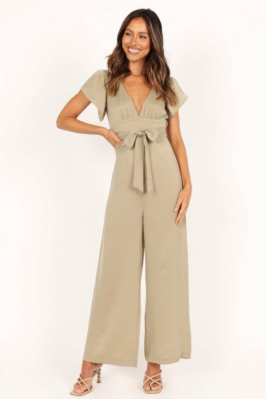 Clothing * | Petal & Pup Exclusive Orin Jumpsuit Olive