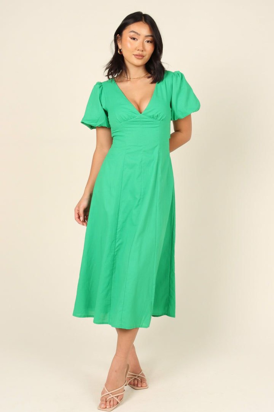 Dresses * | Petal & Pup Exclusive Jamena Dress Green