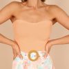 Clothing * | Petal & Pup Best Sellers Harry Strapless Top Orange