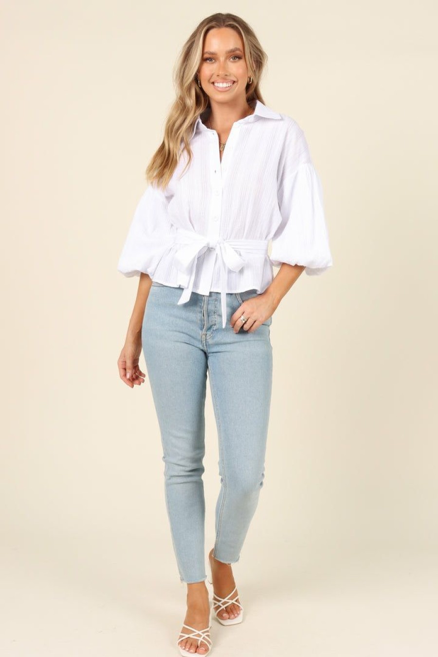 Clothing * | Petal & Pup Online Sofia Top White