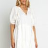 Dresses * | Petal & Pup Discount Gemma Dress White