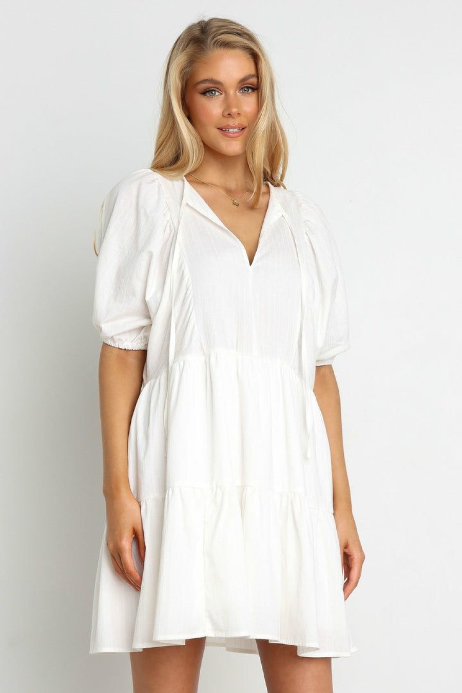 Dresses * | Petal & Pup Discount Gemma Dress White