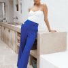 Clothing * | Petal & Pup Online Melinda High Waisted Pant Blue